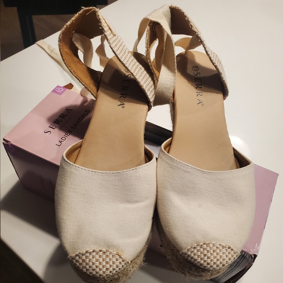Serra Espadrilles Ladies Sandals Size 10 - Picture 3 of 8